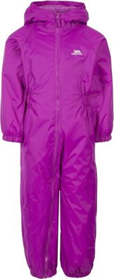Trespass Kinder Regenset Dripdrop - Childs Rain Suit Purple Orchid