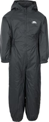 Trespass Kinder Regenset Dripdrop - Childs Rain Suit Dark Grey