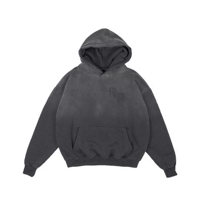 Homeboy Hoodie Gothic grey washed-59