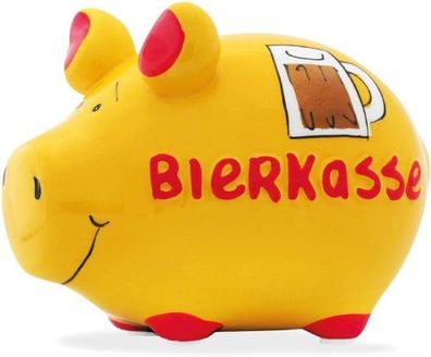 KCG Spardose Kleinschwein, Bierkasse, aus Keramik (B/H/T) 12,5x9x9 cm