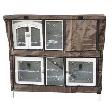 Nanook Schutzhülle Hasenstall Balu/Frederik 124 x 43 x 96 cm wetterfest und belüftet