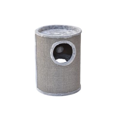 Nanook Kratztonne Condo, grau Katzen H 50/70/100 cm, Ø 37 cm Schlafen und Kratzen