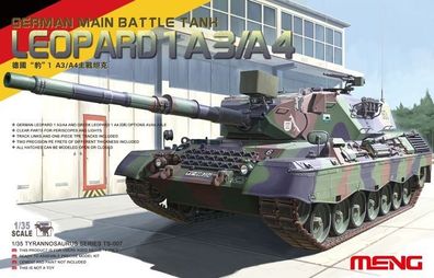 Meng Kampfpanzer Leopard 1 A3/A4 Panzer 5930034 in 1:35 Meng TS-007 Bausatz