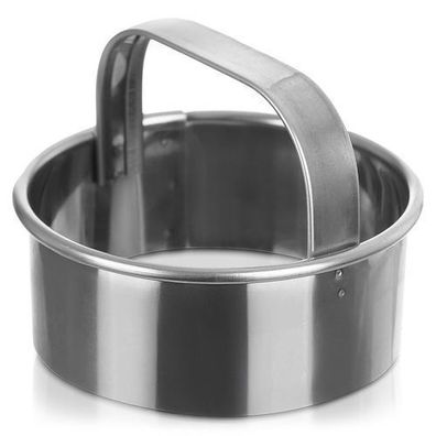 Ausstechform aus Stahl für Knödel und Krapfen, 6 cm