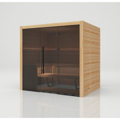 Hekla Traditional 210 Scandi Sauna für 3-4 Personen Saunakabine 210x160x210 cm