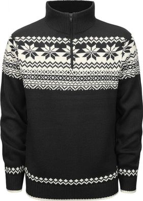Brandit Herren Strickjacke Troyer Norweger Black