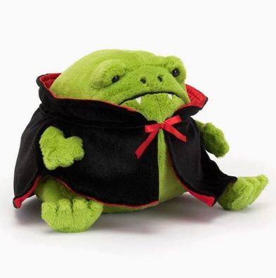 Jellycat Halloween-Vampirfrosch-Plüschtier als Geschenk (15 cm)
