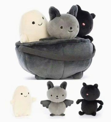 Jellycat Halloween-Kessel-Kobold Plüschtier-Geschenk (15 cm)