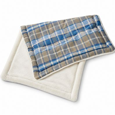 Nanook Hundedecke blau 115 x 70 cm Fellimitat und Oxford-Rückseite