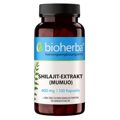 Bioherba Shilajit-Extrakt (Mumijo) Kapseln