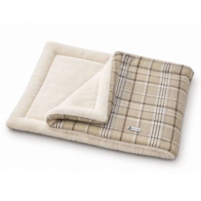 Nanook Hundedecke und Katzendecke 70 x 45 cm kuschelweiche Liegedecke in Beige
