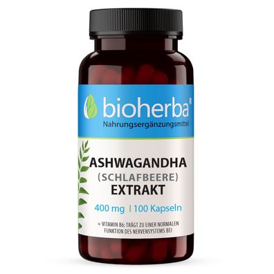 Bioherba Ashwagandha Extrakt (Schlafbeere) Kapseln