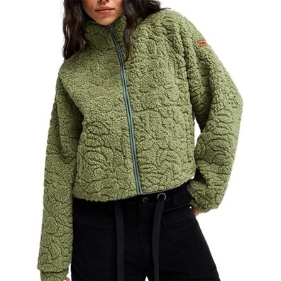 ROXY Women Fleecejacke Blurry Cloud oil green outline mo