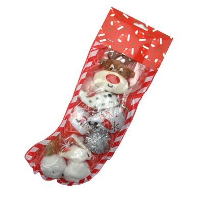 Nanook Katzenspielzeugset Weihnachten Federstab, Fisch und Mäuse 8-teilig