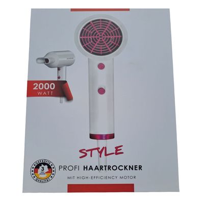 Haartrockner mit Diffusor Haarfön Profi Ionen 2000W Hair Dryer
