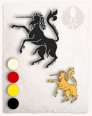 Einhorn Bügelmotiv Restposten