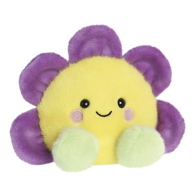 Aurora, 33778, Palm Pals Fallon Flower 5In, Soft Toy, Yellow & Purple