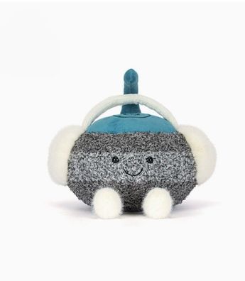 Jellycat Tier-Kissen / Obst-Plüschfigur / Curlingstein-Plüschfigur (20 cm)