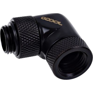 Eiszapfen Winkeladapter (schwarz, 360° drehbar, 90° gewinkelt)