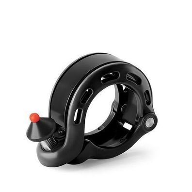 Q-förmige Fahrradklingel 100 dB - schwarz