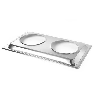 Adapter für 2 Suppenbehälter für Tischwärmer - Hendi 470930