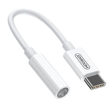 Kopfhöreradapter 3,5-mm-Miniklinkenbuchse auf USB-C-Stecker, weiß