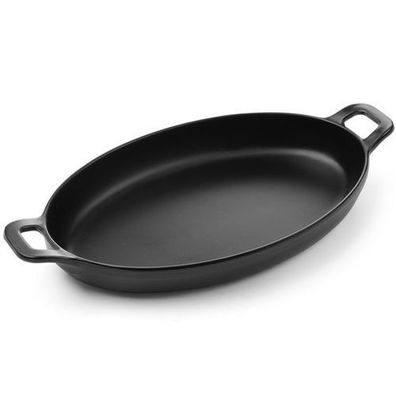 Little Chef Mini-Oval-Stielkasserolle für die Speisenpräsentation 263x140mm