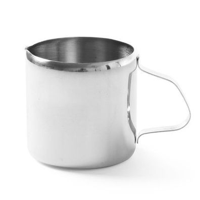 Kanne, Becher für Kaffeeweißer, Milch, Kaffee, Edelstahl, 350 ml - Hendi 450505