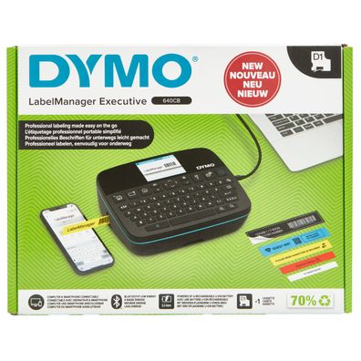 Dymo LabelMANAGER Executive 640 CB - Beschriftungsgerät - s/w - Thermotransfer - Roll