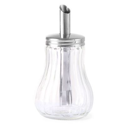 Zuckerdose aus Glas mit Zuckerstreuer, Durchmesser 80 mm, 200 ml - Hendi 452400