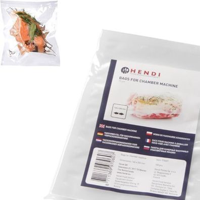 Vakuumverpackungsbeutel 200x300mm 100 Stück - Hendi 970614