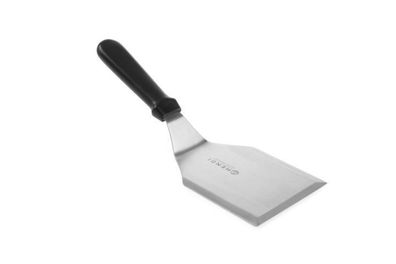Abgewinkelter Pfannenwender zum Grillen von Hamburgern 107x305mm - Hendi 855652