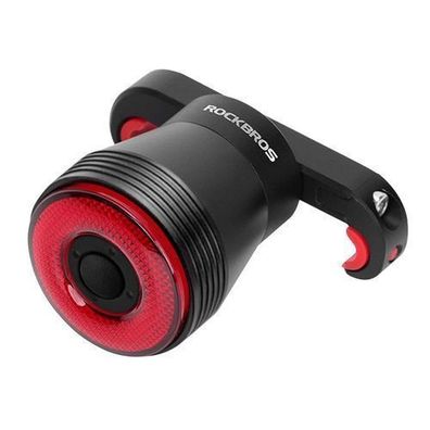 Q5 Fahrradrücklicht mit intelligentem Stoppsystem - Schwarz