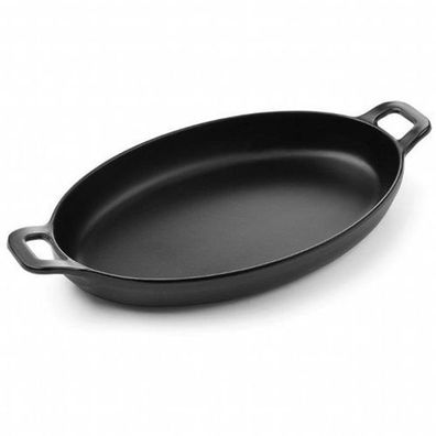 Little Chef Mini-Oval-Stielkasserolle zur Speisenpräsentation, 155 × 80 mm, Hendi 564