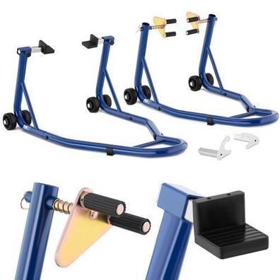 Motorradheber-Set, vorne und hinten, bis 200 kg