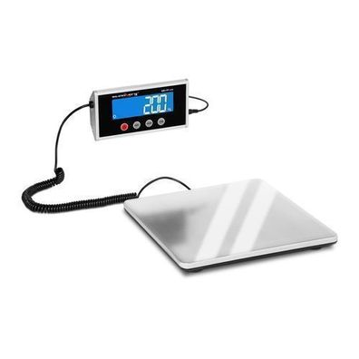 Plattformwaage für Pakete 275 x 275 mm, Netzteil + Batterien, 200 kg / 100 g