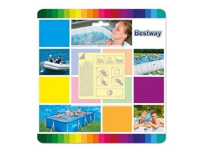 Bestway 62091 Wasserdichte aufblasbare Reparaturflicken