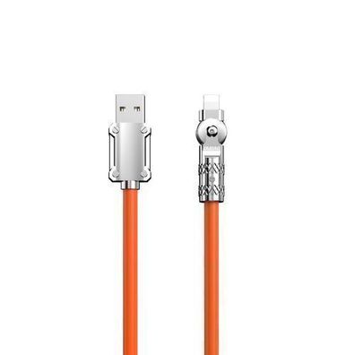 Robustes, abgewinkeltes Kabel für iPhone USB-A - Lightning 30 W, 1 m, 180° drehbar
