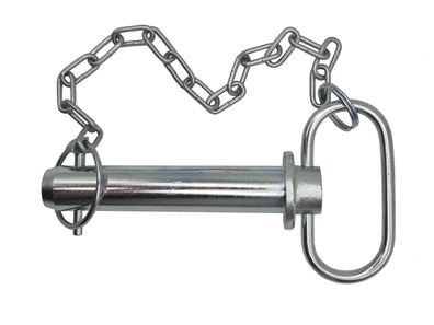 Oberlenkerbolzen - Sicherungsbolzen Kat. 2 Ø25 mm - 110/128 mm - beweglicher Griff