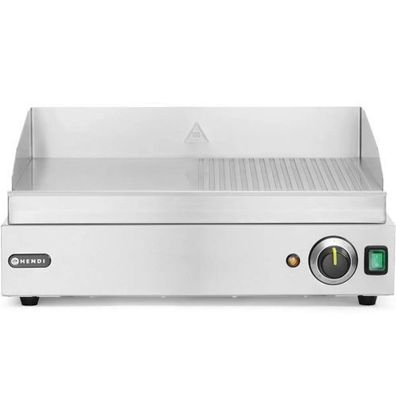 Profi Line Grillheizplatte mit glatter Rille für Dauerbetrieb 2400 W - Hendi 203156