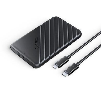 25PW1C-C3 2,5'' HDD/SSD-Gehäuse mit USB-C 6 Gbit/s - Schwarz