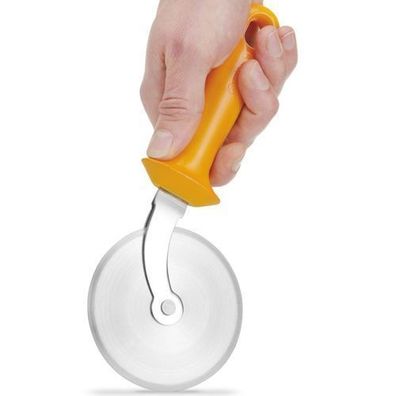Pizzaschneider mit Drehknopf, Durchmesser 97 x 240 mm - orange
