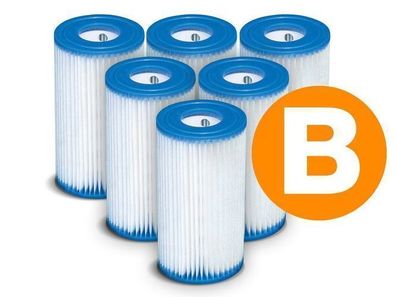 Pumpenfilterset Typ B 6-teilig INTEX 29005 x6