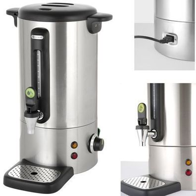 Kaffeewärmer mit tropffreiem Zapfhahn, Edelstahl UNIQ 10 l - Hendi 211410