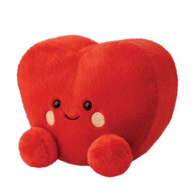 Aurora, 61541, Palm Pals Medium, Amore Heart 8In, Soft Toy, Red