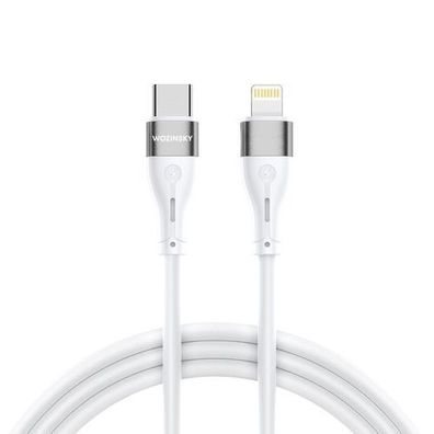 Kabel für iPhone USB-C - Lightning PD 27W 1m weiß