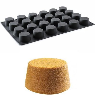 Silikonform für Pralinen, Mousses, Backwaren 570 x 375 mm - Muffins
