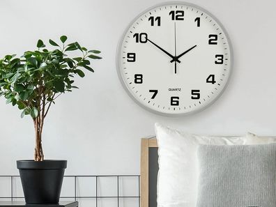 Design Wanduhr 25 cm &ndash; Analog geräuschlose Wanduhr ohne Ticken