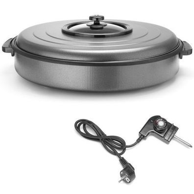 Elektrische Brat- und Backpfanne 55 cm 1600 W - Hendi 239605