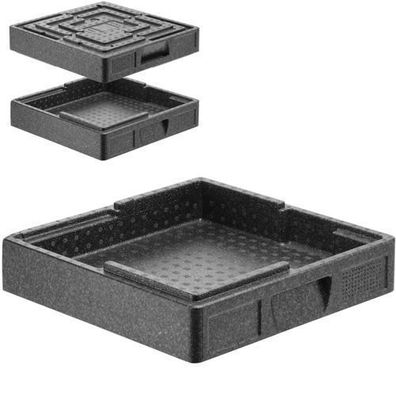 SALTO Thermobehälter für Catering-Transport, 35 x 35 x 4,5 cm, 5 l